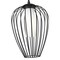 Z-Lite Savanti Pendant, 1-Light, 12 In.W x 16.5 In.H, Matte Black/White Opal 7507-12MB - alternate 5